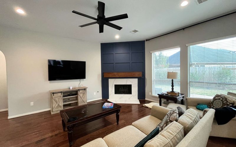 Example of a home remodel we completed in Humble, YX.